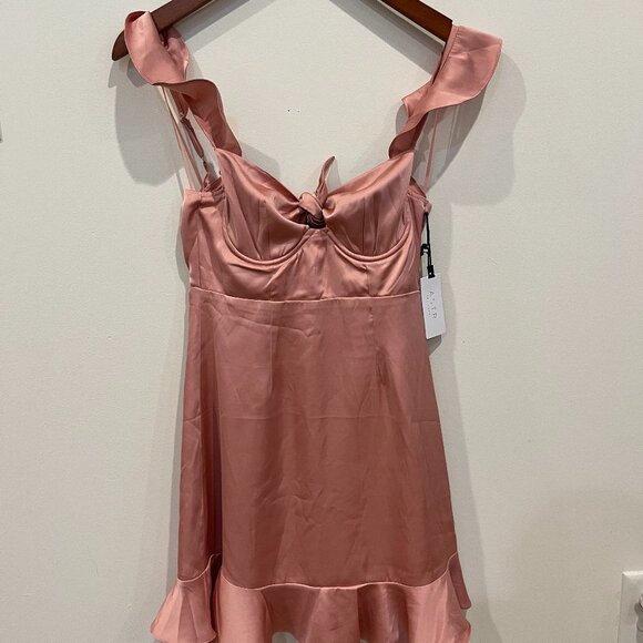 New with tags ASTR the Label Marla Ruffle Mini dress - Picture 2 of 5